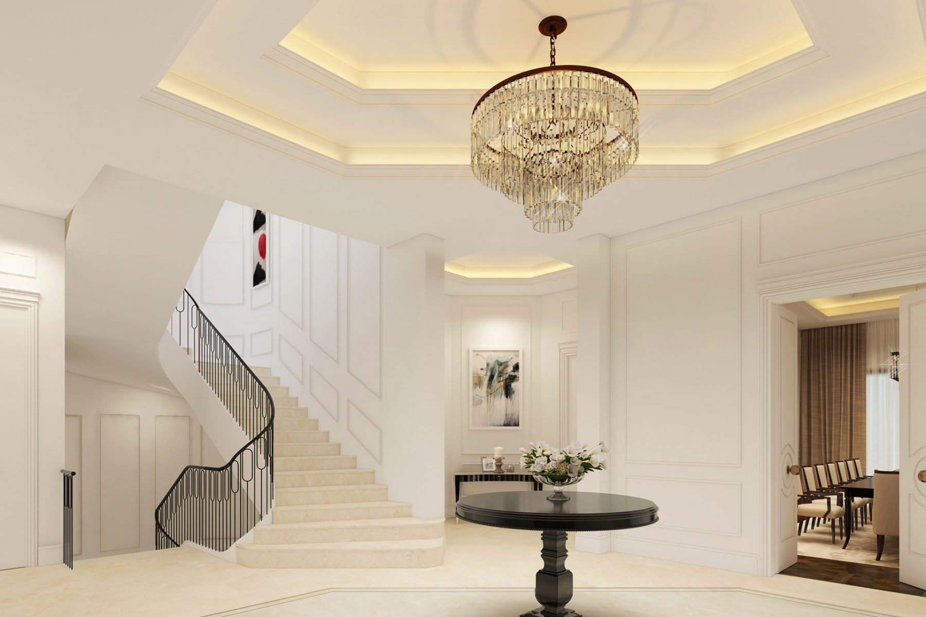 迪拜山私人别墅室内项目丨阿联酋迪拜-4