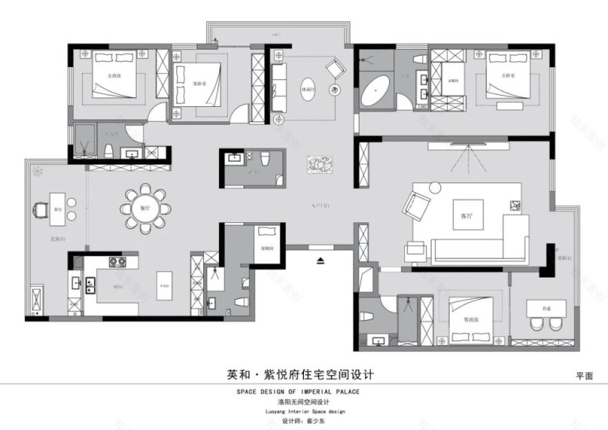 紫悦府 330 · 崔少东的私宅大平层设计丨中国洛阳丨洛阳市洛龙区无间空间设计工作室-36