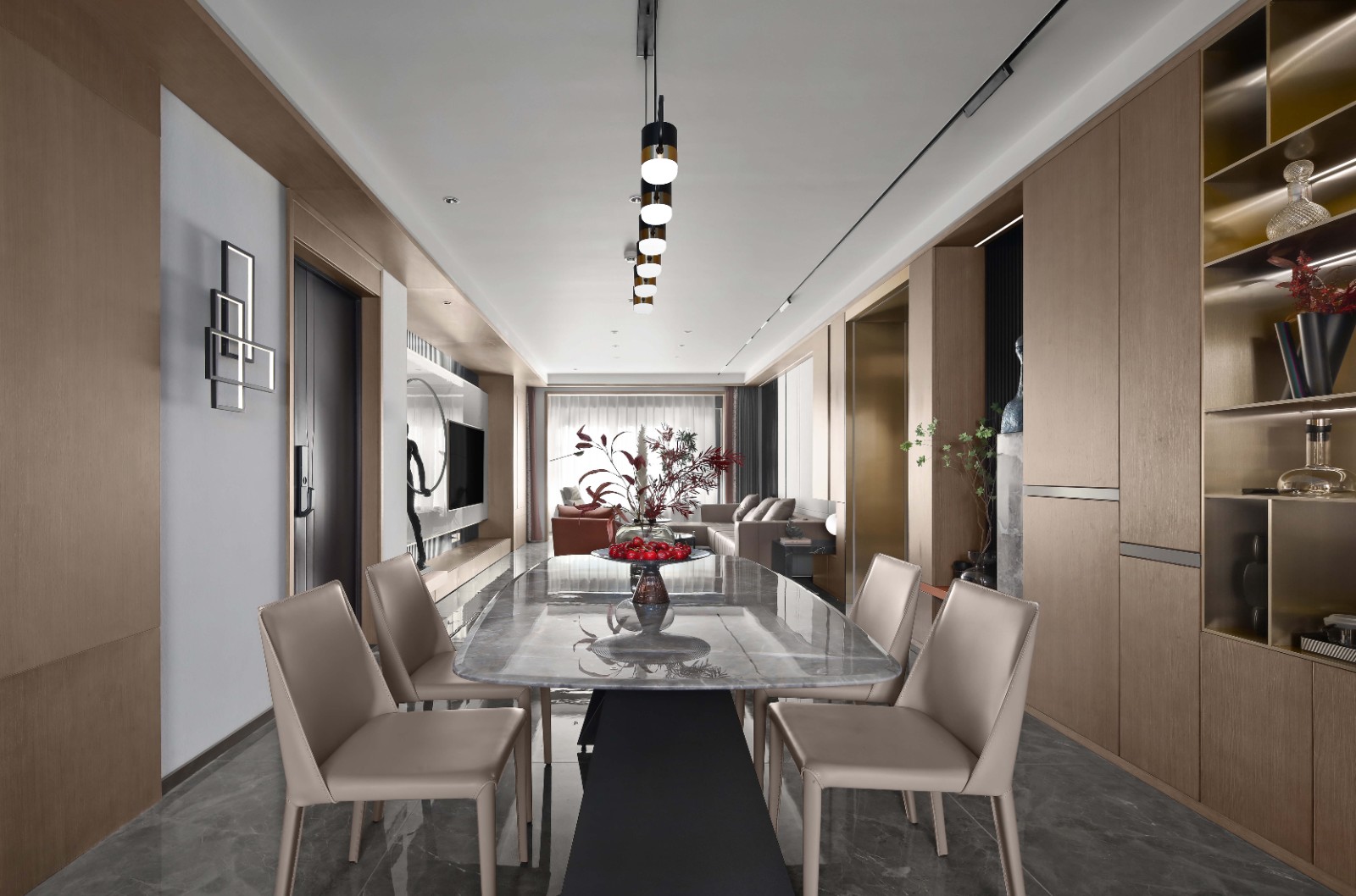 斑斓空间作品:优雅精致的灰调空间-11