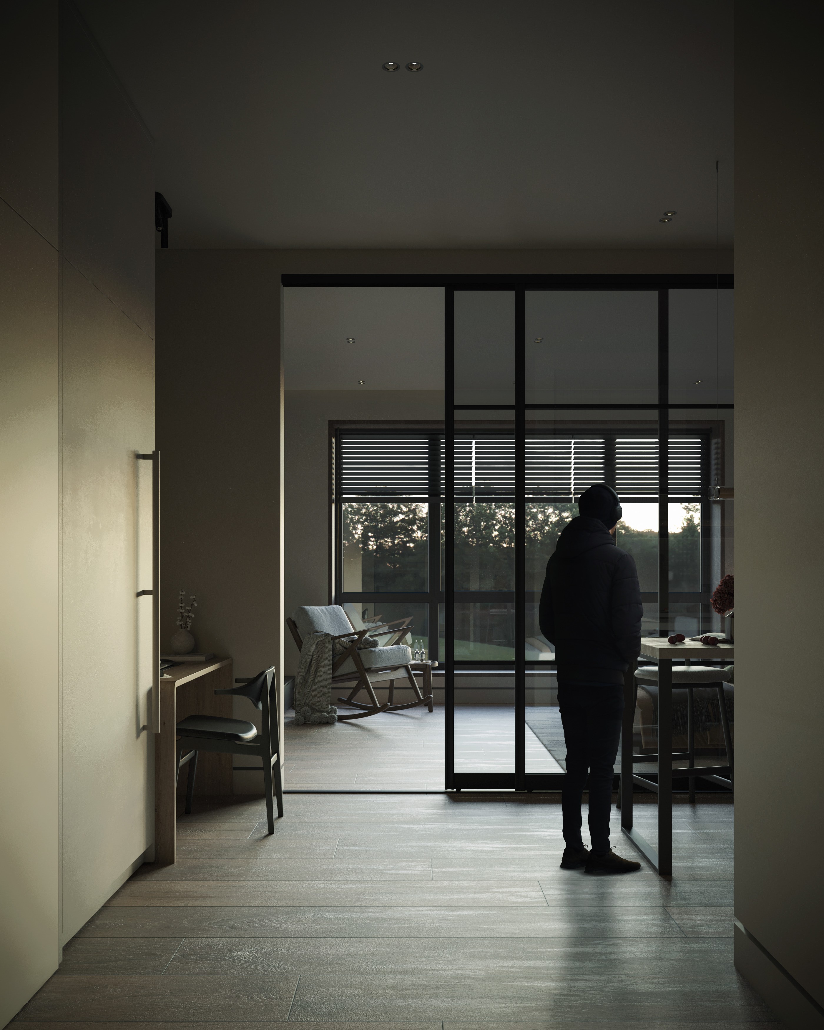 高级灰调 空间设计！-4