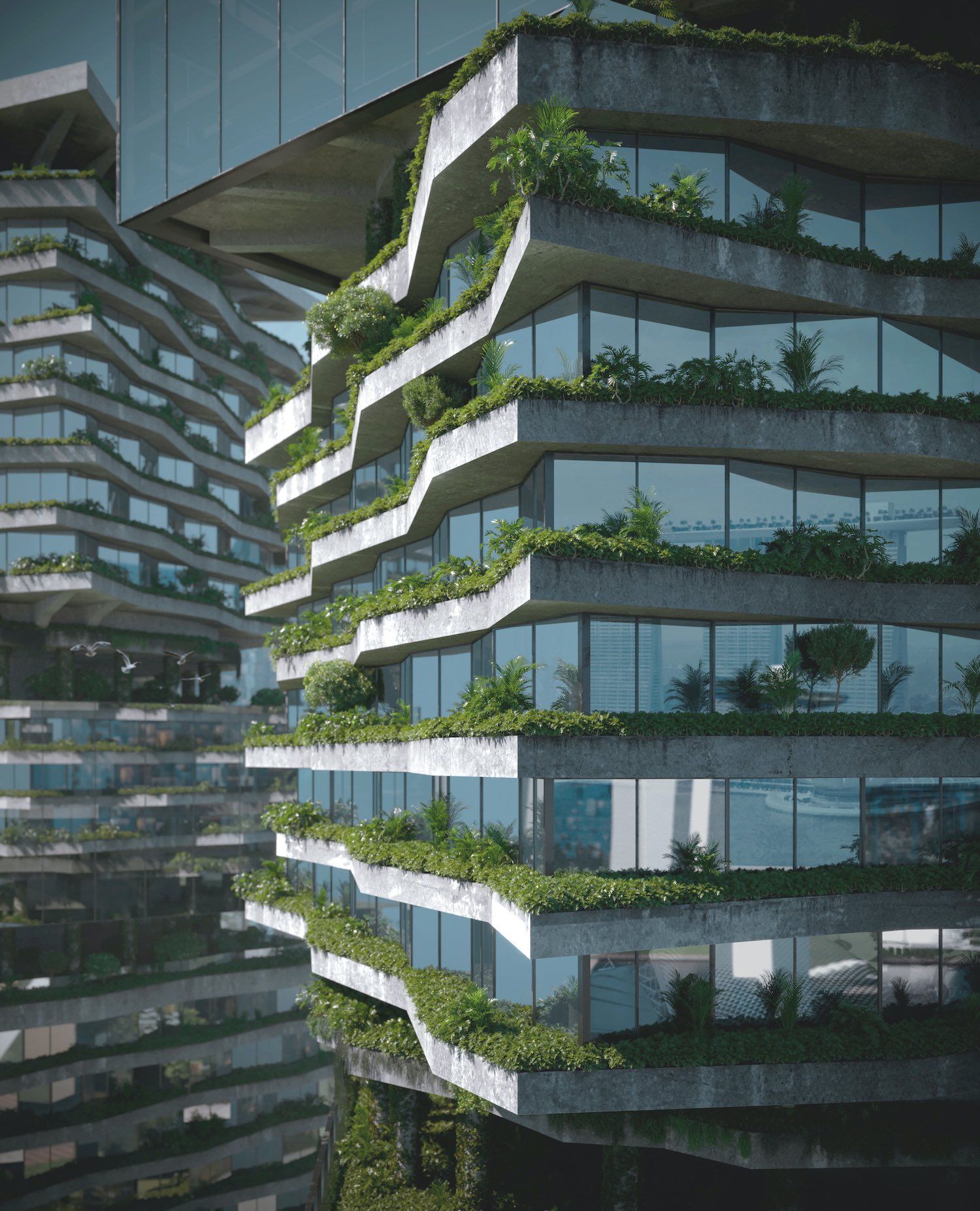 新加坡“层级塔楼” | 共享生活的新模式-15