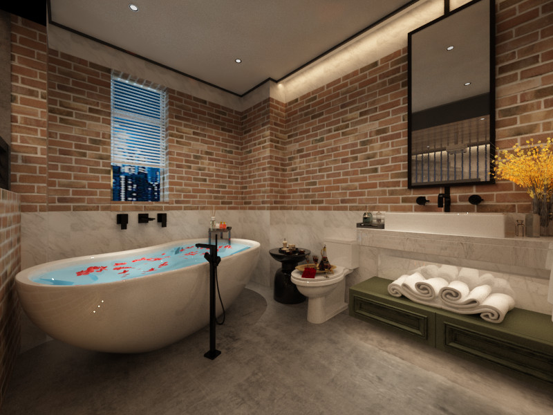 充满工业风格的房子-13