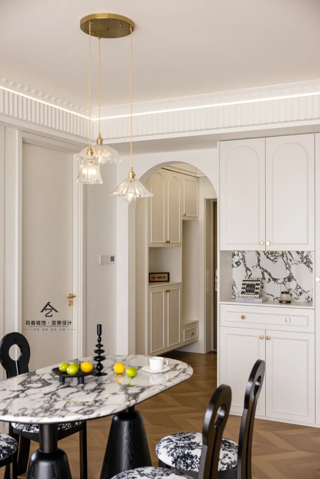 装饰.全案设计|现代小法式的宁静力量-34