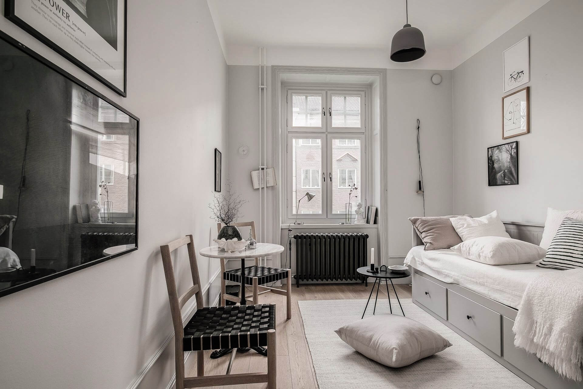 20平米北欧风单身公寓室内设计-12