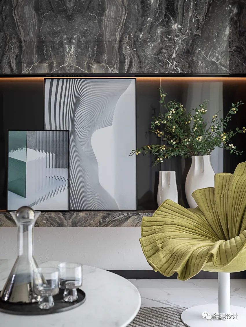 德观设计 | 兴华尚都国际样板间 | 惊艳橙光,写意人文东方-100