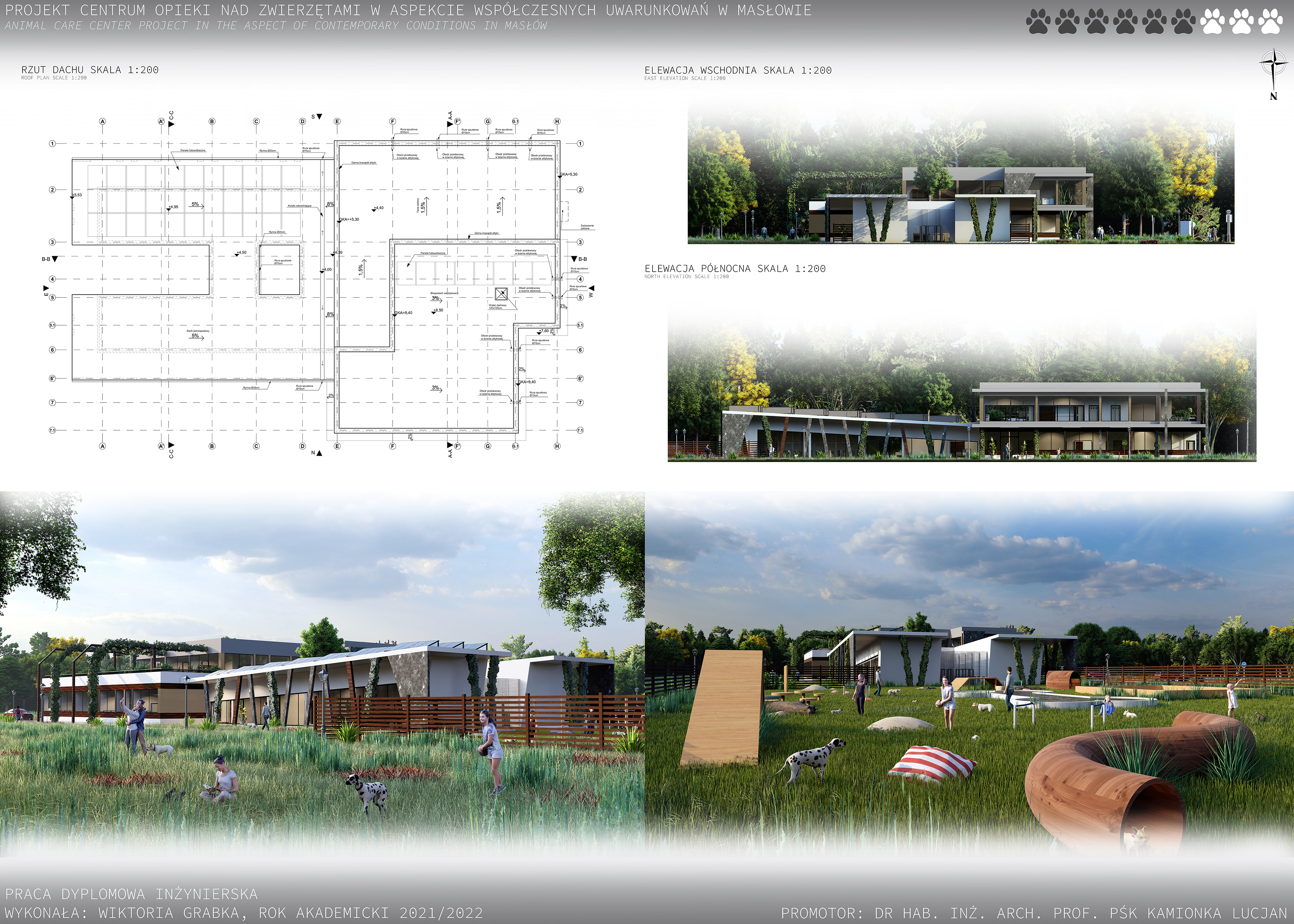 Veterinary clinic with a shelter for dogs and cats-13