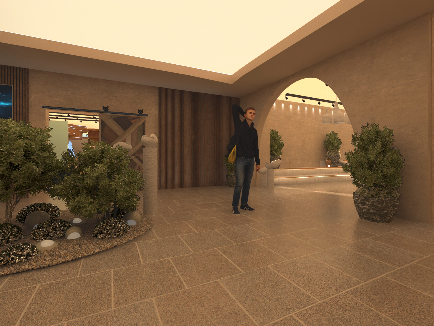 大学入学大厅设计-10