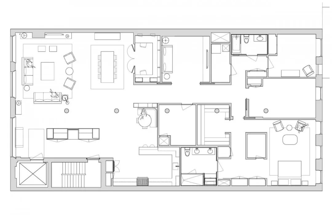 纽约新古典主义公寓设计,打造温馨宜居空间-89