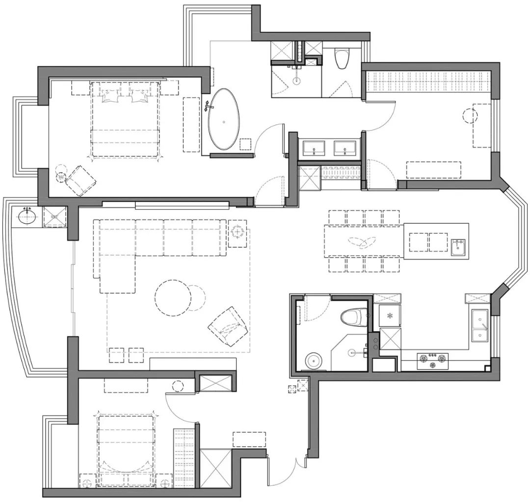 灰阶 | 简约不简单，探索家居空间的深度美学-75