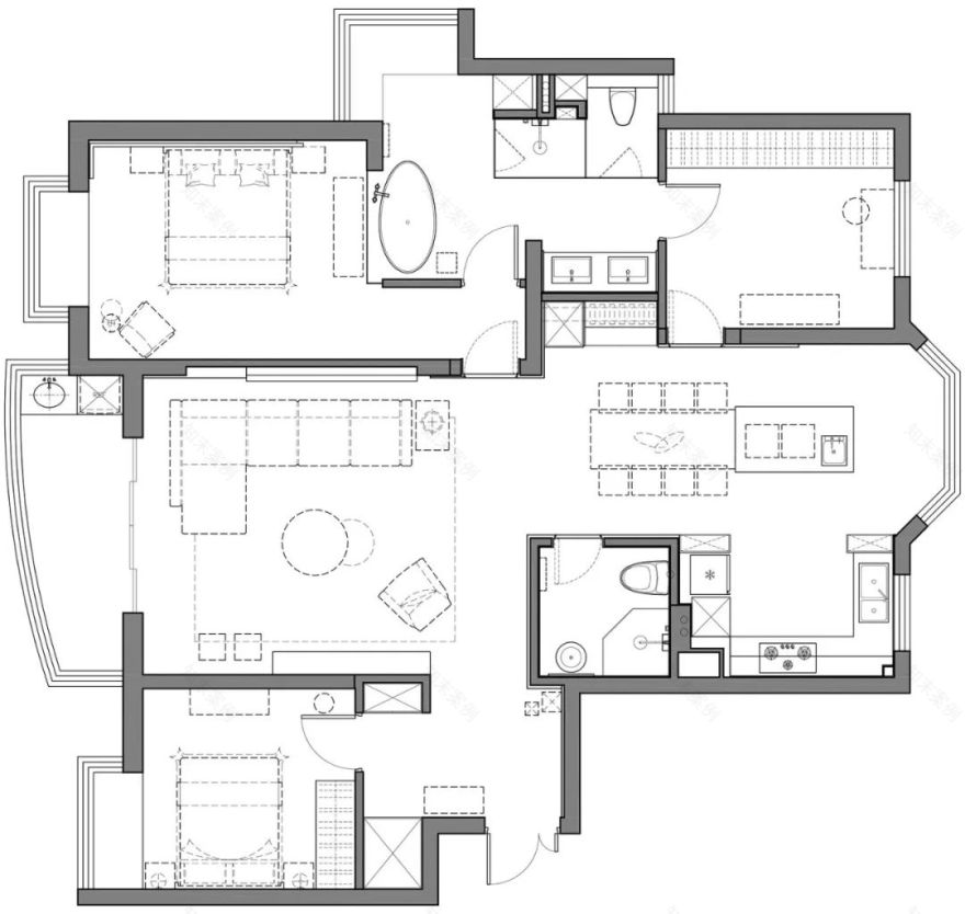 灰阶 | 简约不简单,探索家居空间的深度美学-75