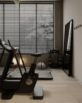 12m²家庭健身房