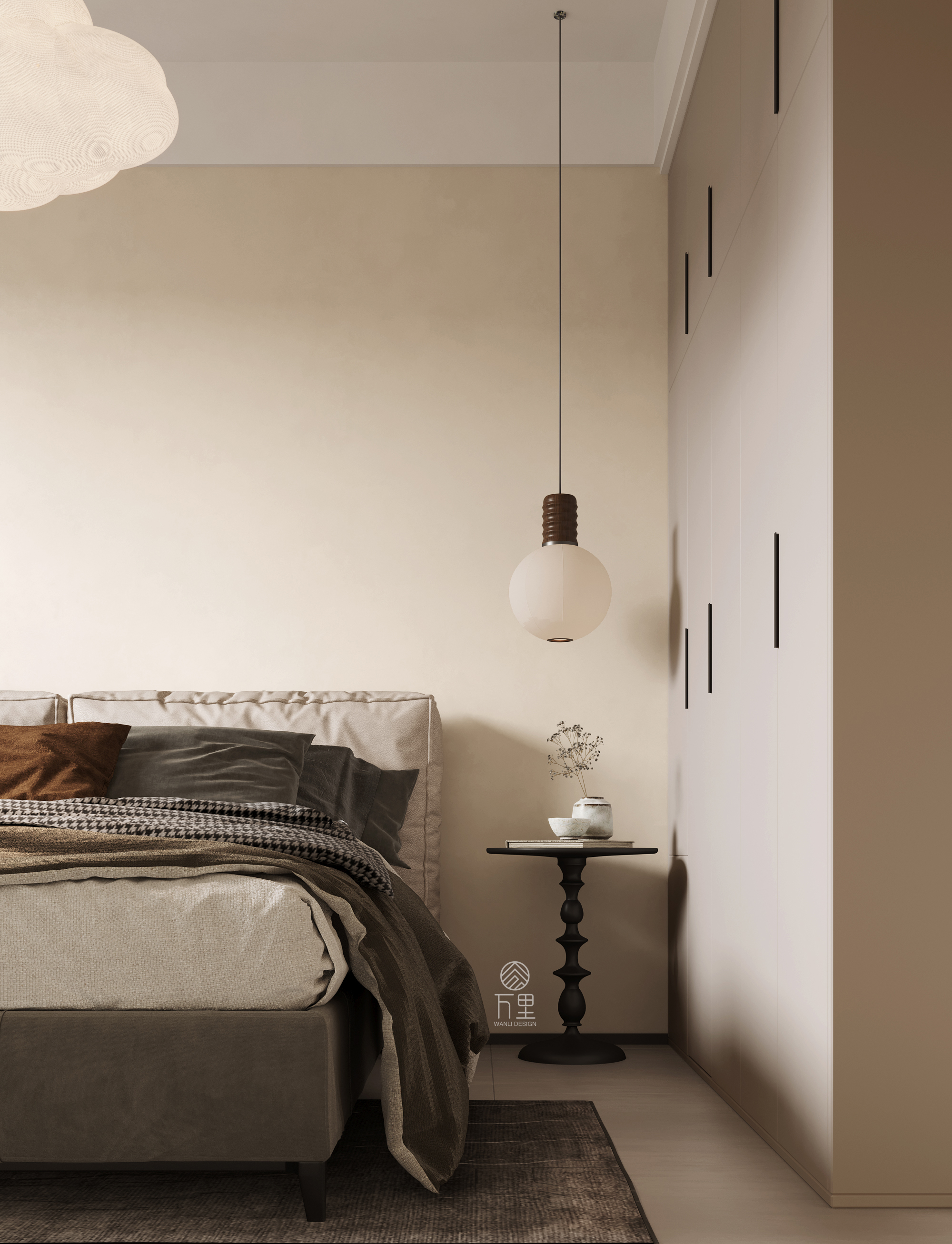 奶油风小户型家装设计-15