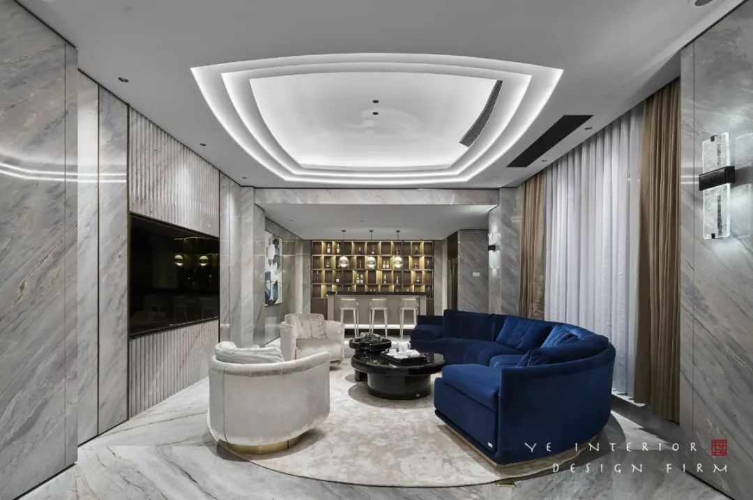 玉环滨江壹号别墅,演绎意式轻奢与现代极简的优雅空间-85