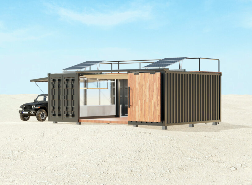 Jeep 集装箱房屋 | 可建在任何地方的太阳能移动住宅-9