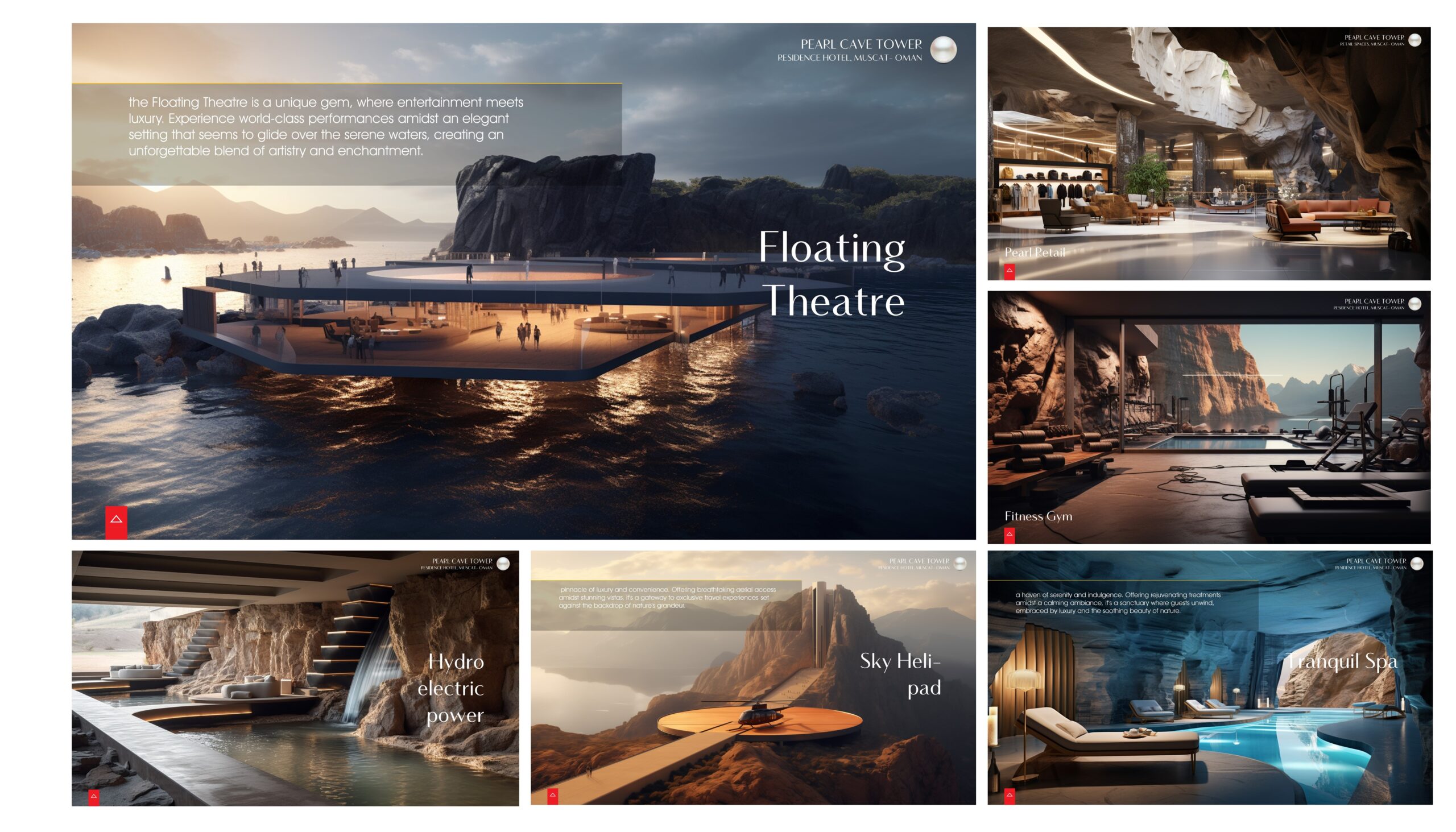 Pearl Cave Tower（珍珠洞穴塔）丨阿曼丨CUBE Consultants-24