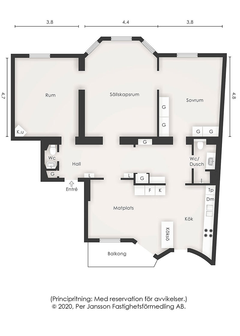 色彩对比的斯德哥尔摩公寓-24