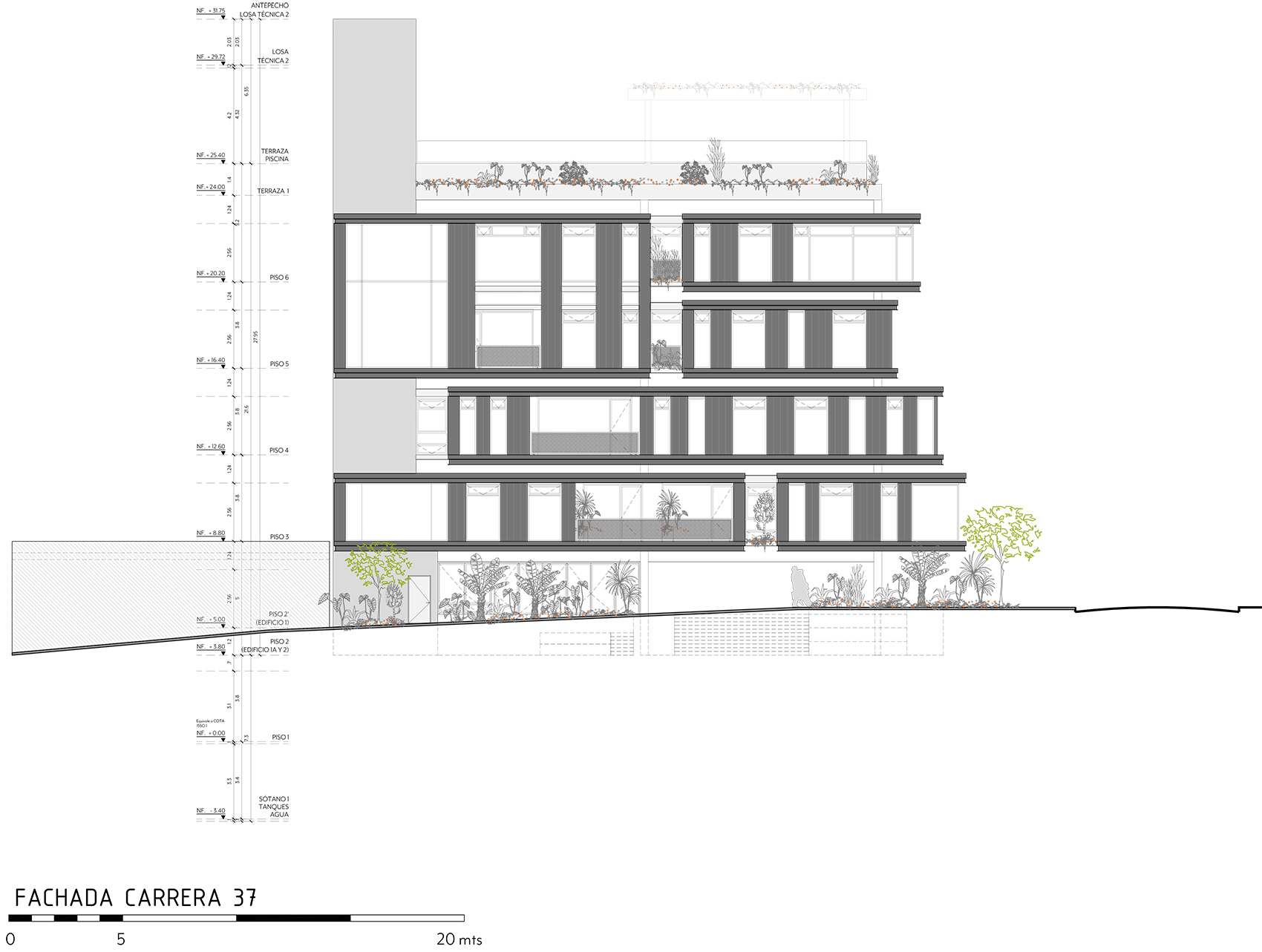 麦德林Click Clack酒店，哥伦比亚 / Plan:B Arquitectos-71