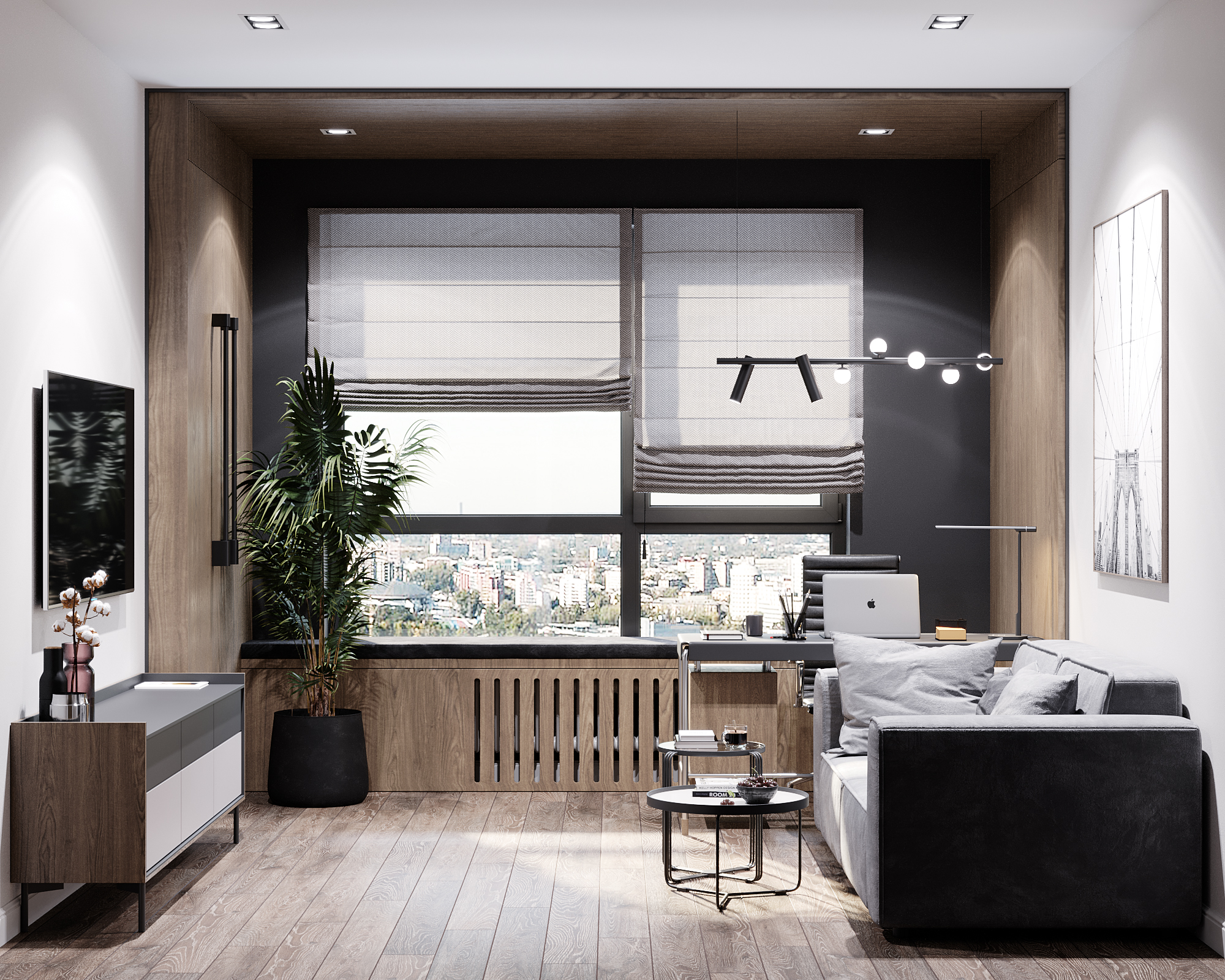 室内 3D 可视化设计丨Goroh 建筑与设计局-1