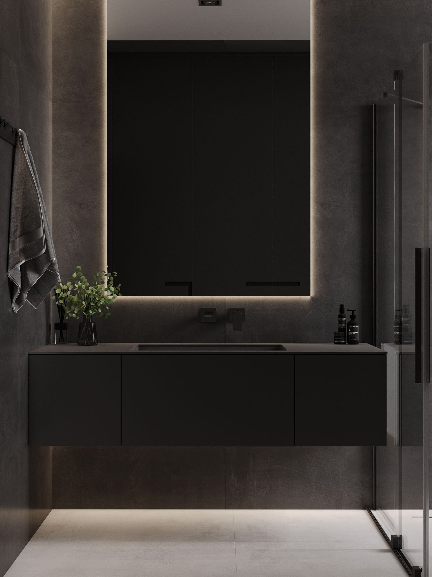 深色系公寓设计 既稳重又有设计感-22