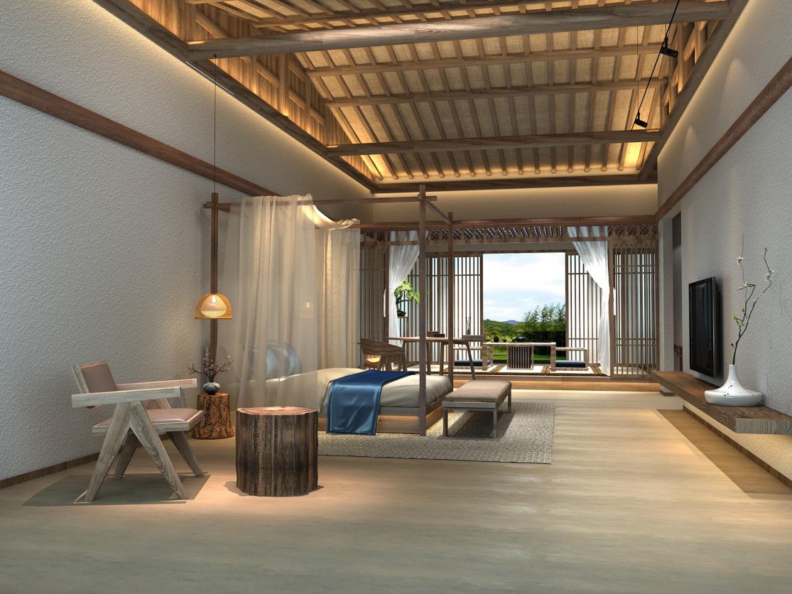 农家民宿马场内部空间设计-0