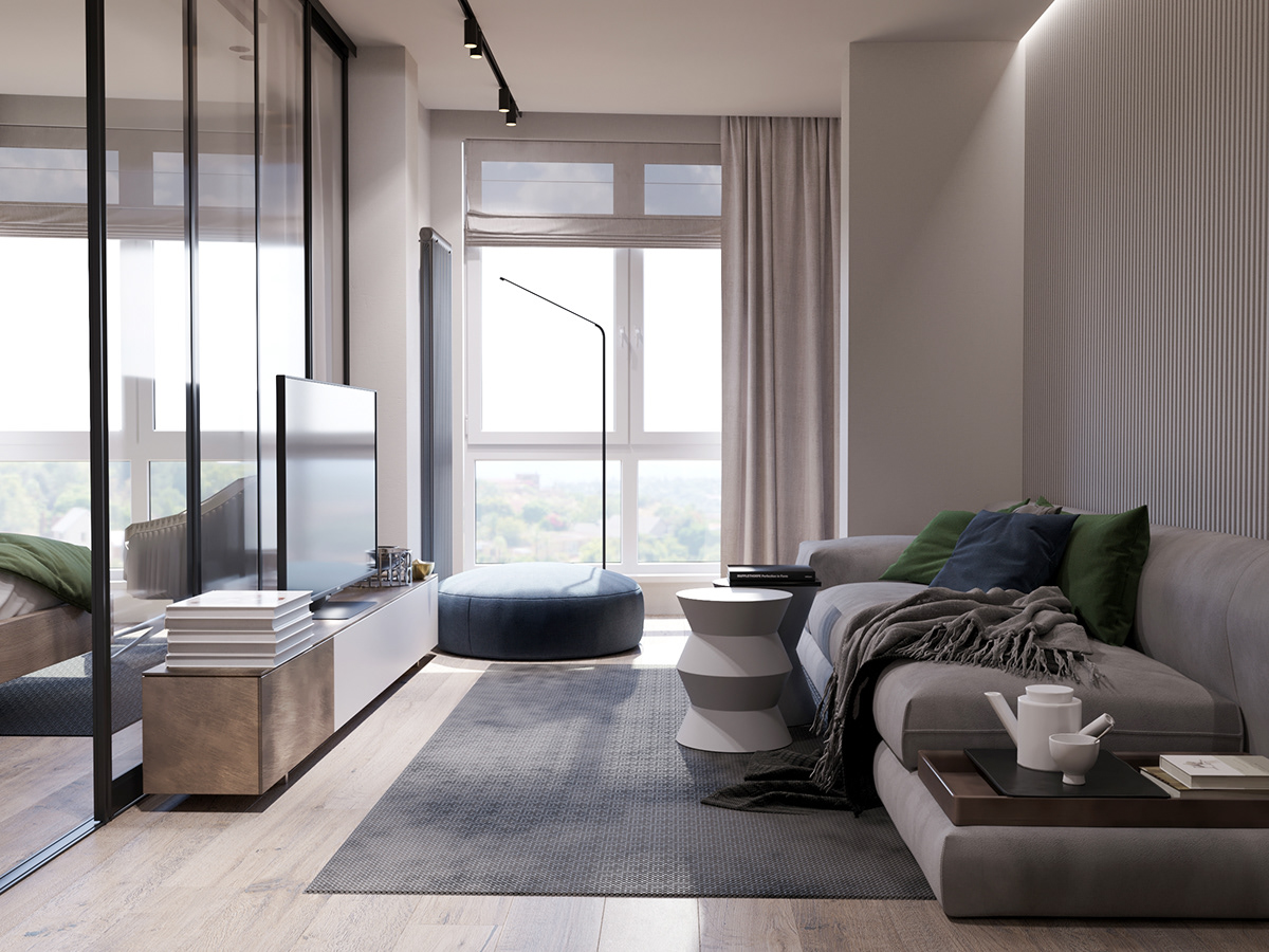 开放式 小户型一居设计-1