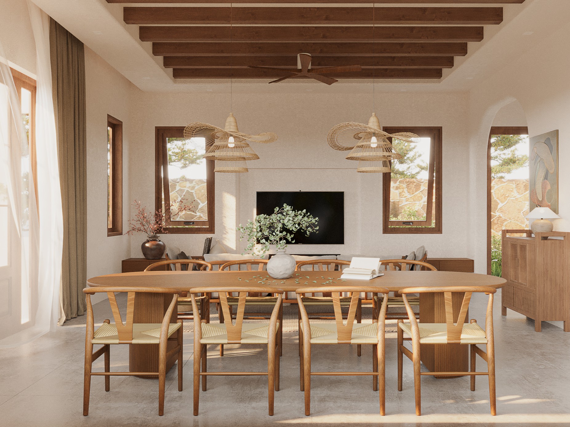 Tropical Scandinavian Villa in Vietnam-12