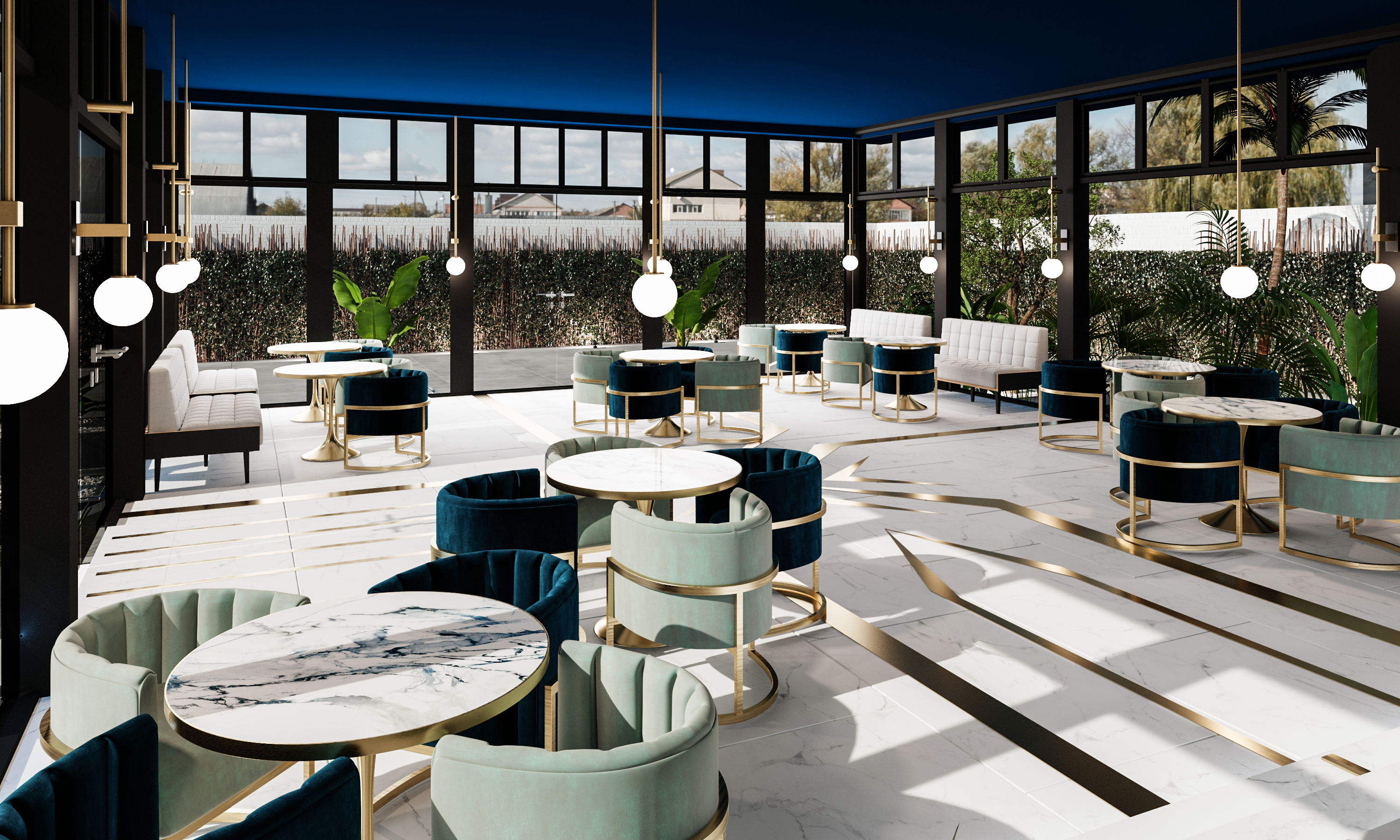 BLUE DIAMOND 咖啡店外区设计丨阿联酋阿布扎比-24