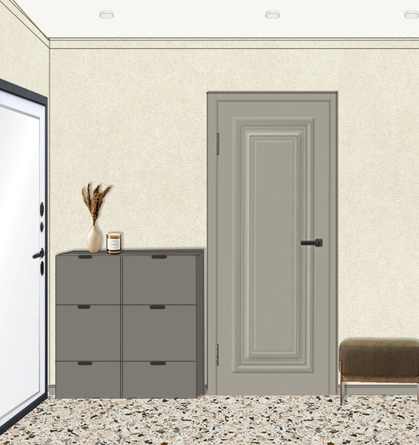 Дизайн-проект 50м2, г. Новочеркасск-3