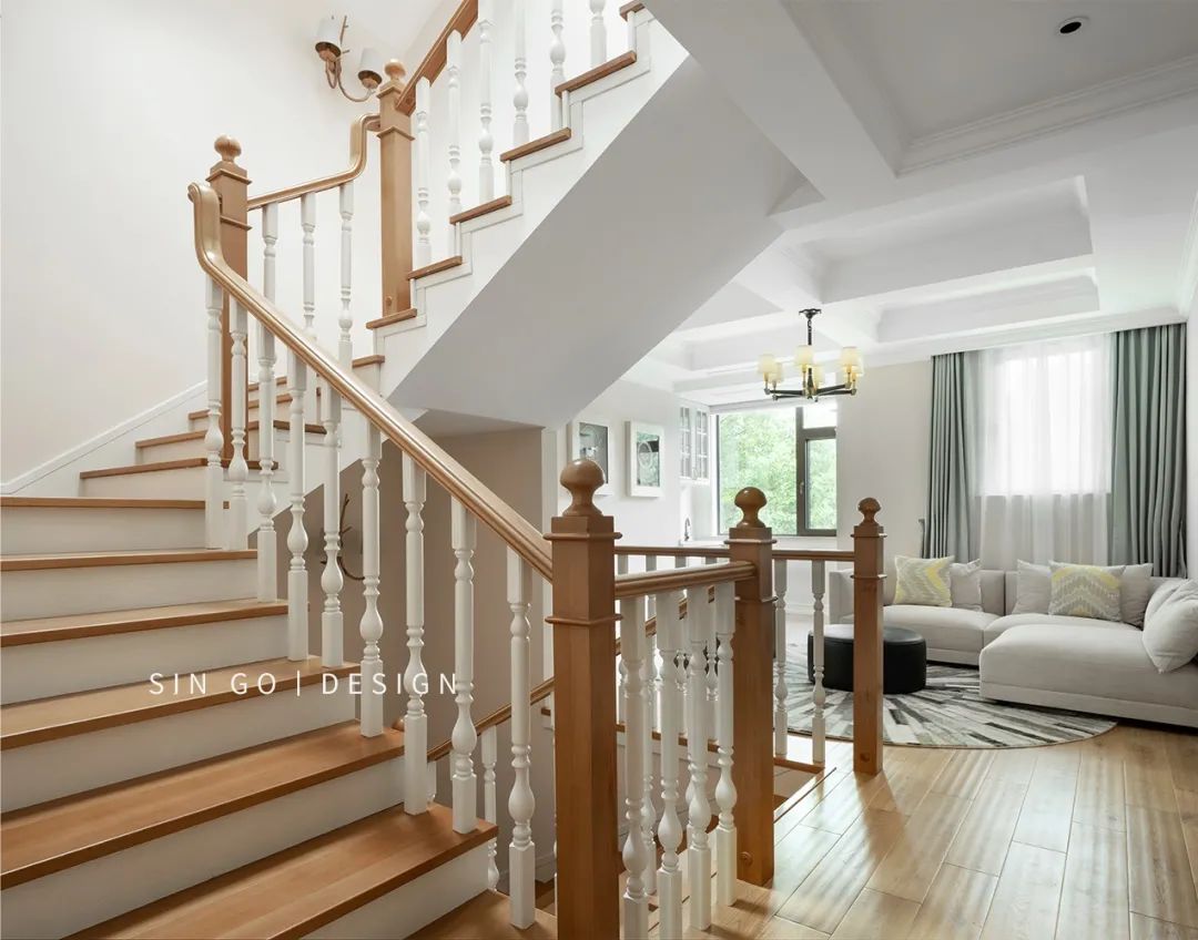 上海 600㎡美式别墅，餐厨空间打造人间烟火气息-46