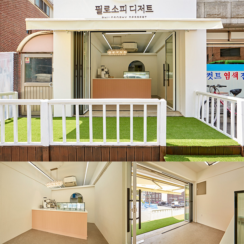 可爱风格甜品店，低成本打造美味空间-1