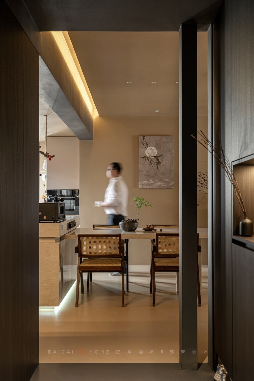 日落而息·咖啡烈酒奶油,华灯初上浪漫如至 · 白菜适家空间设计-43