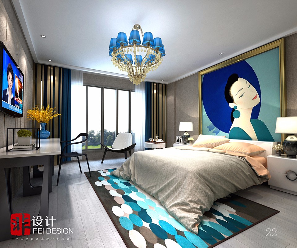 主题酒店设计案例绍兴曼陀罗艺术酒店-4