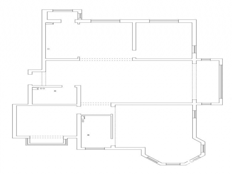 【上海实创装饰】143平老房翻新新古典风格装修设计-9