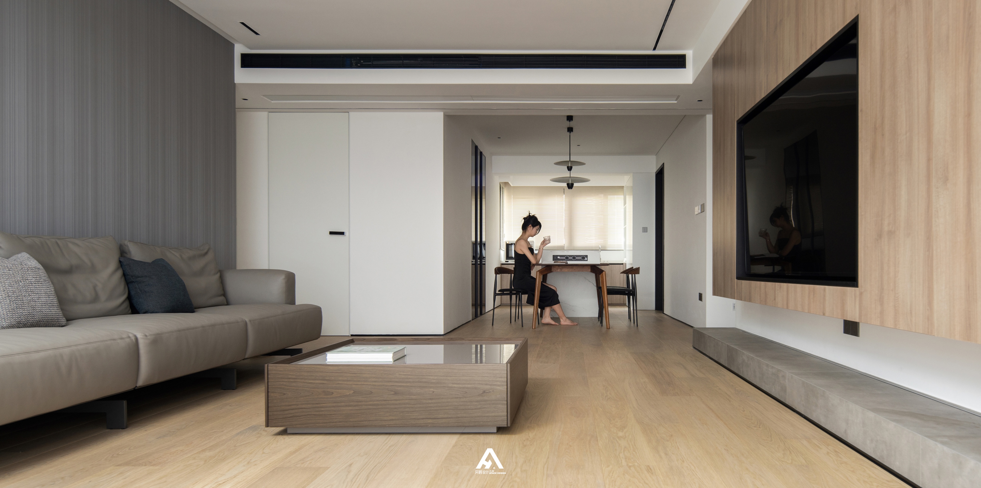 南昌阿鹤设计 · 135m²极简原木风居所丨中国南昌-27