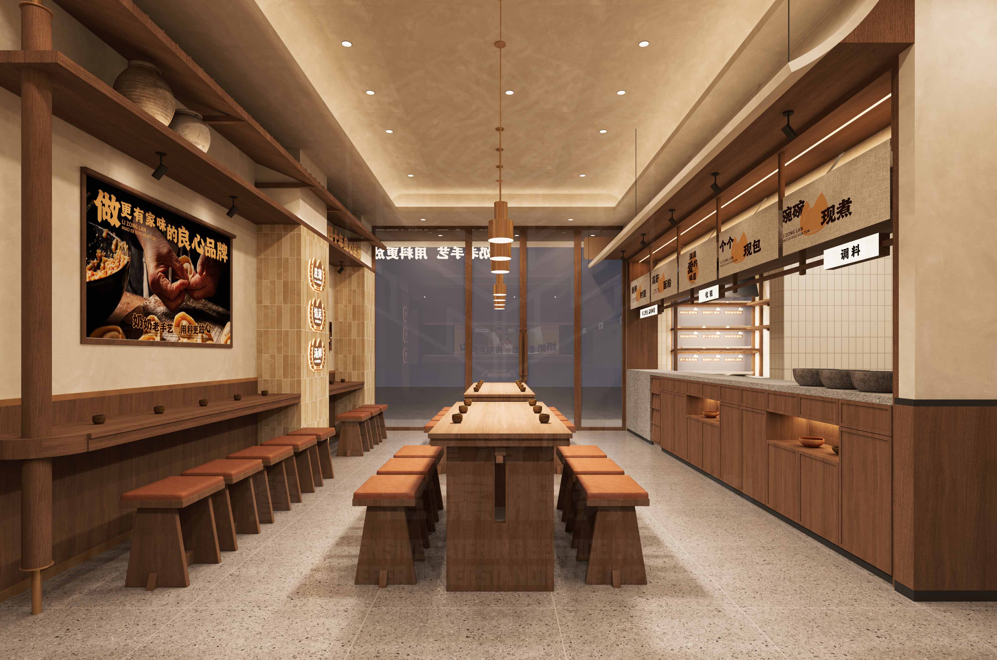 李宗兰 · 猫耳朵馄饨丨中国河南丨集恩餐饮全案设计-8