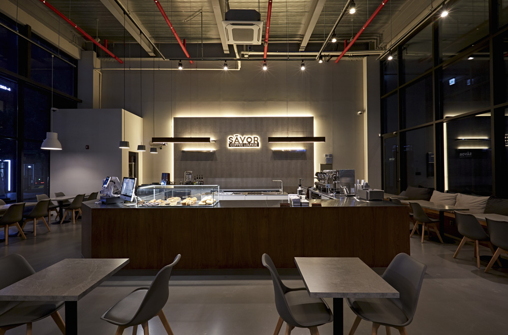 首尔 34 坪现代风格咖啡厅设计-2