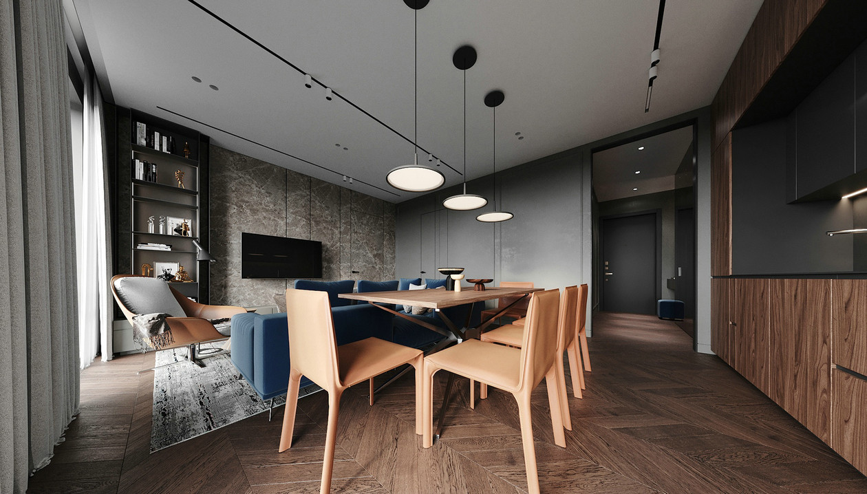 乌克兰原木与蓝色 柔软而坚定，放缓生活的节奏-8