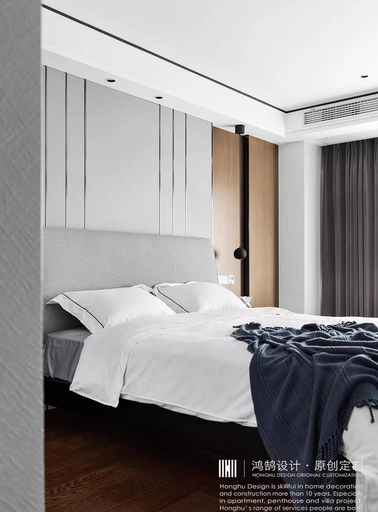 芜湖鸿鹄设计 · 现代简约风平层公寓-11