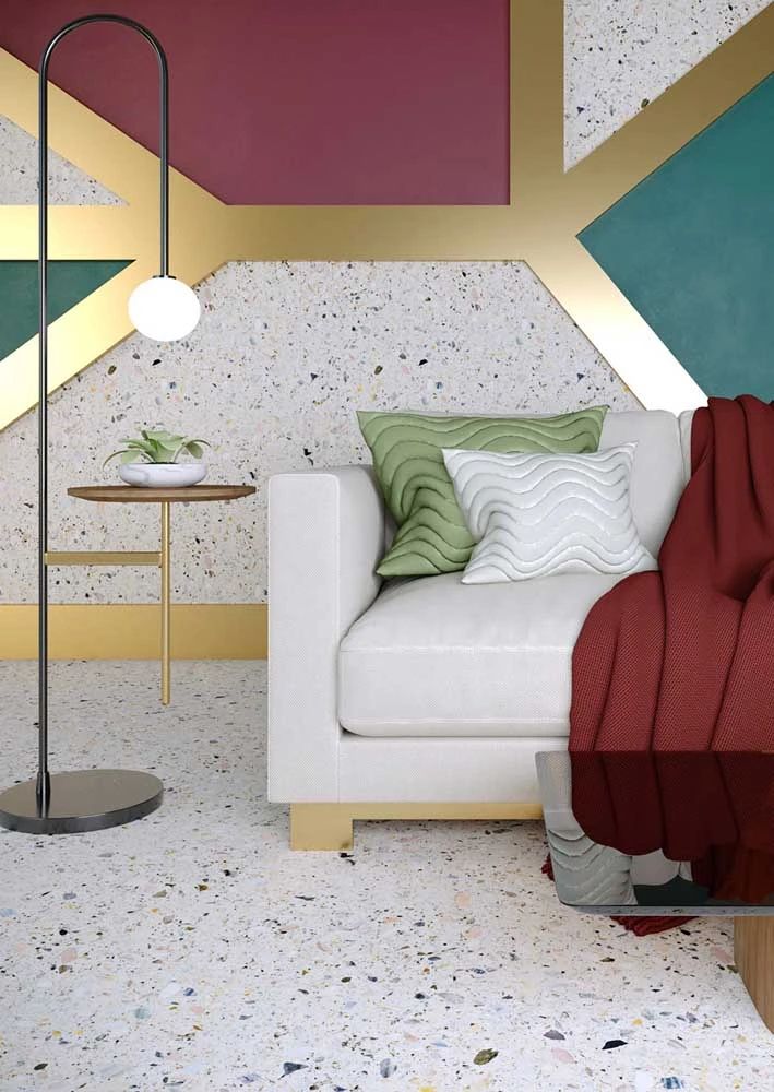 色彩缤纷的水磨石,打造多样空间魅力-17