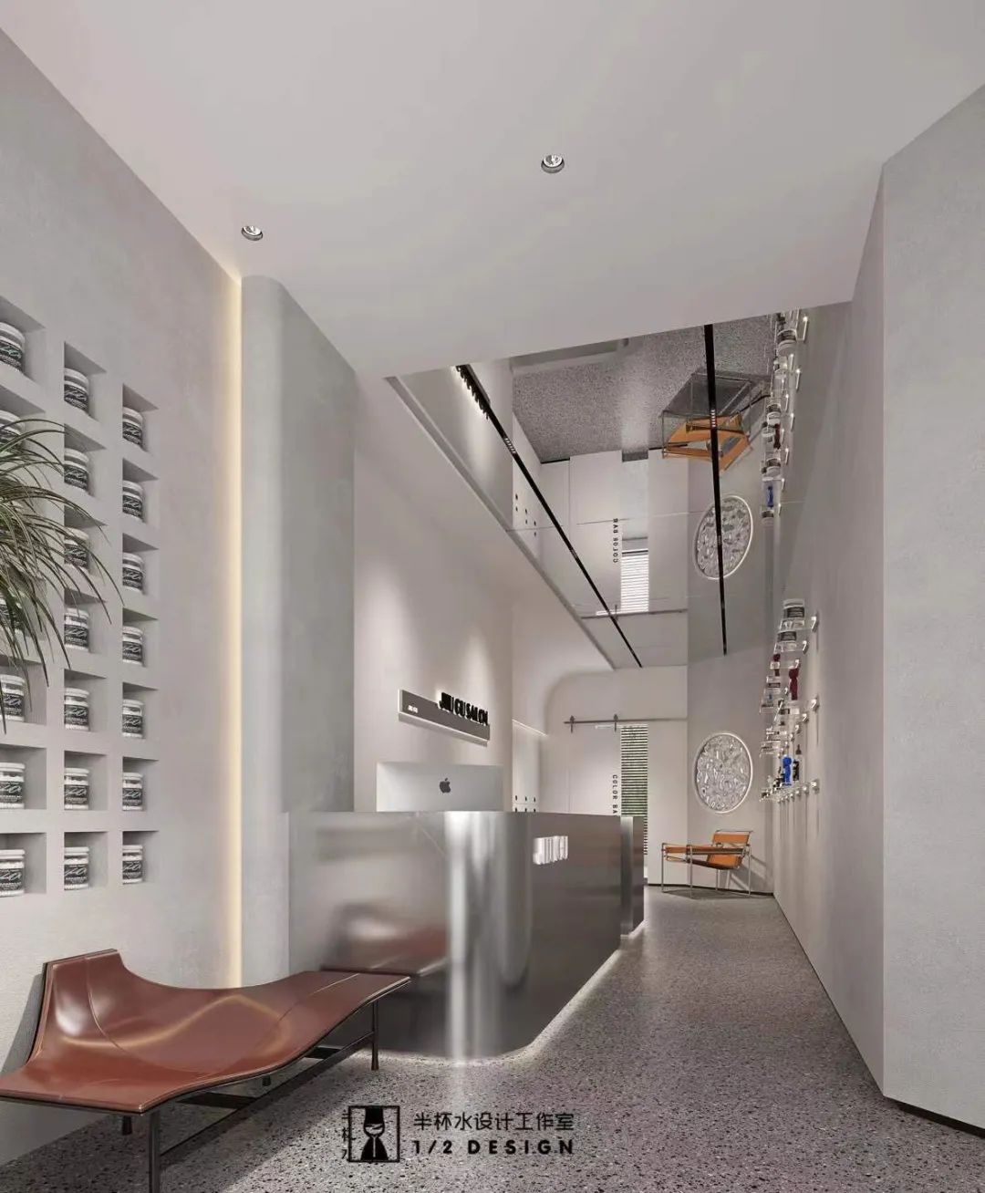 美容理发店精致设计丨半杯水工作室-16