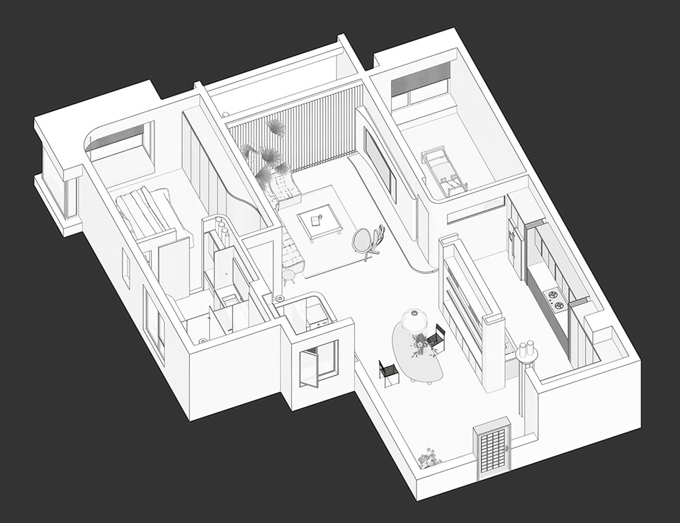 安适如常平层丨中国广州丨10°STUDIO 傅俣迪,逅界空间设计-36