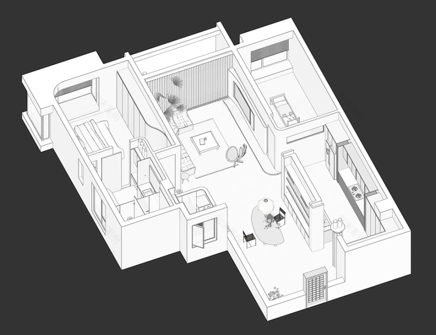 安适如常平层丨中国广州丨10°STUDIO 傅俣迪,逅界空间设计-36