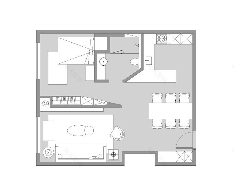 匠维设计·文学教师的工业风之家-6