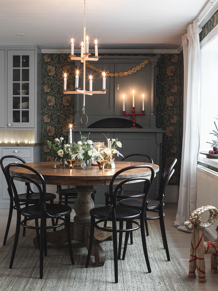 温馨瑞典小屋，Carina Olander 的冬季美学-12