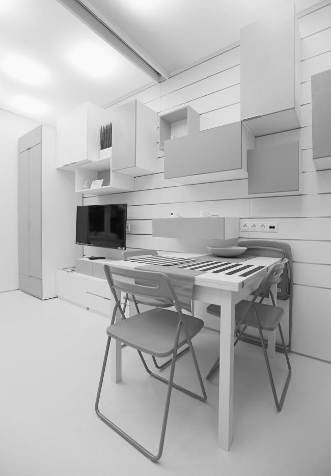 小面积公寓设计概念项目丨俄罗斯莫斯科丨Arch group-18