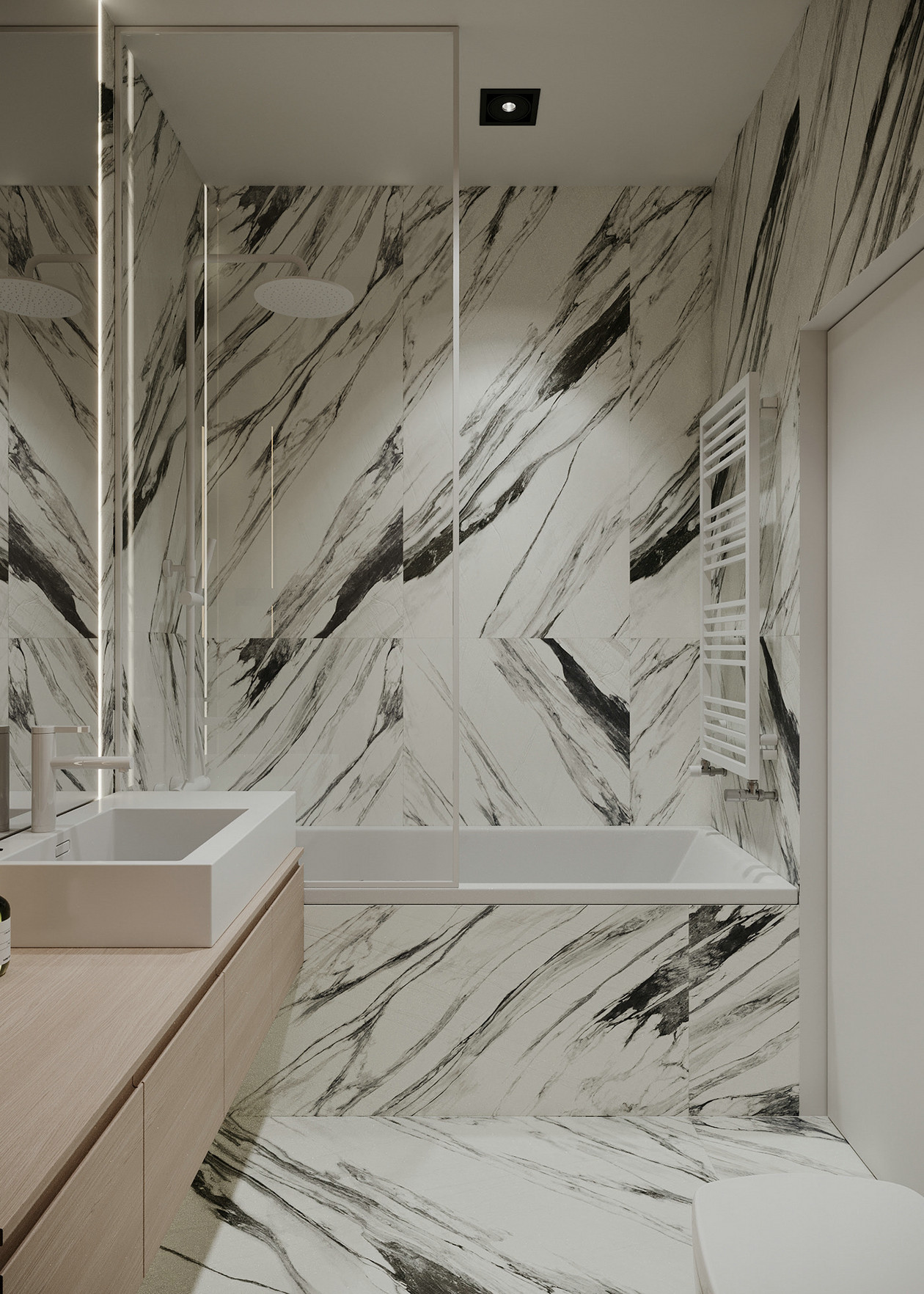 高级灰+橘色室内设计-22