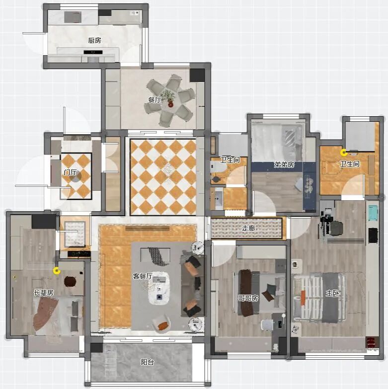 实景案例|业主亲自操刀设计，爱让家更美好-17