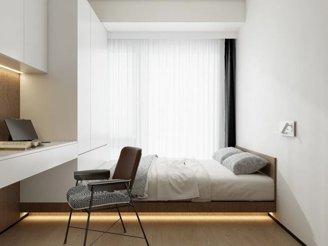 深圳盛合天宸 100㎡极简精装改造丨中国深圳-38