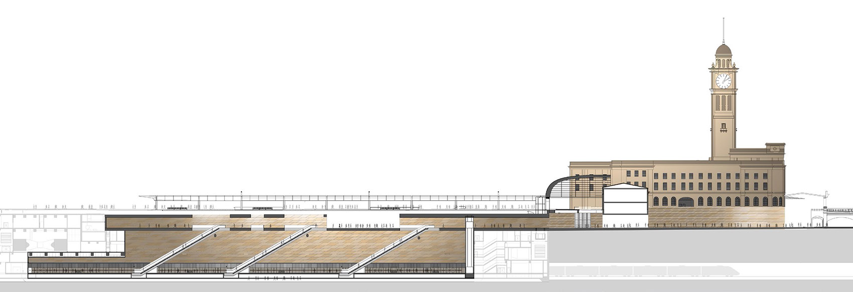 悉尼中央地铁车站丨澳大利亚悉尼丨伍兹贝格-14