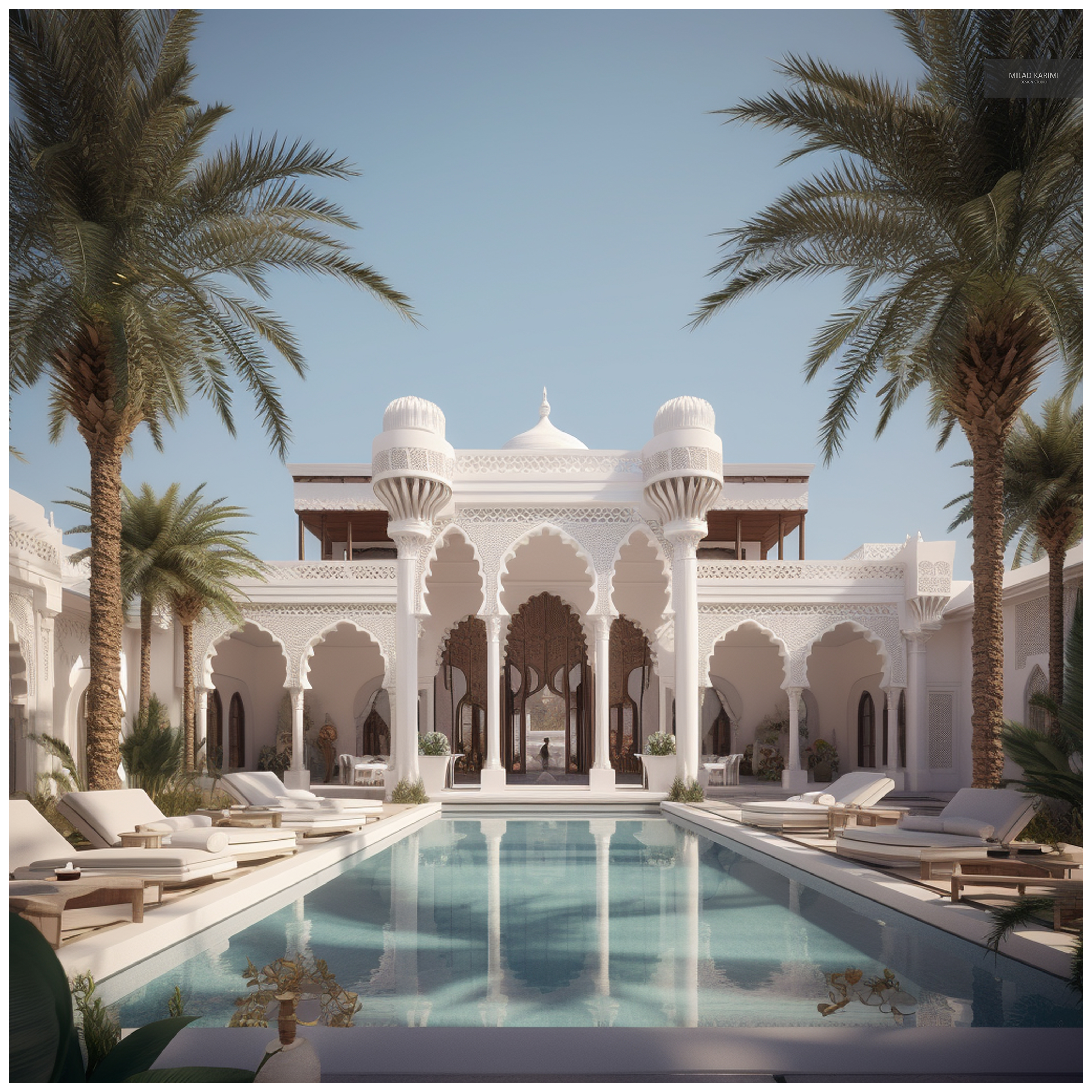 Arabian Palace Exterior Design Part 01-1